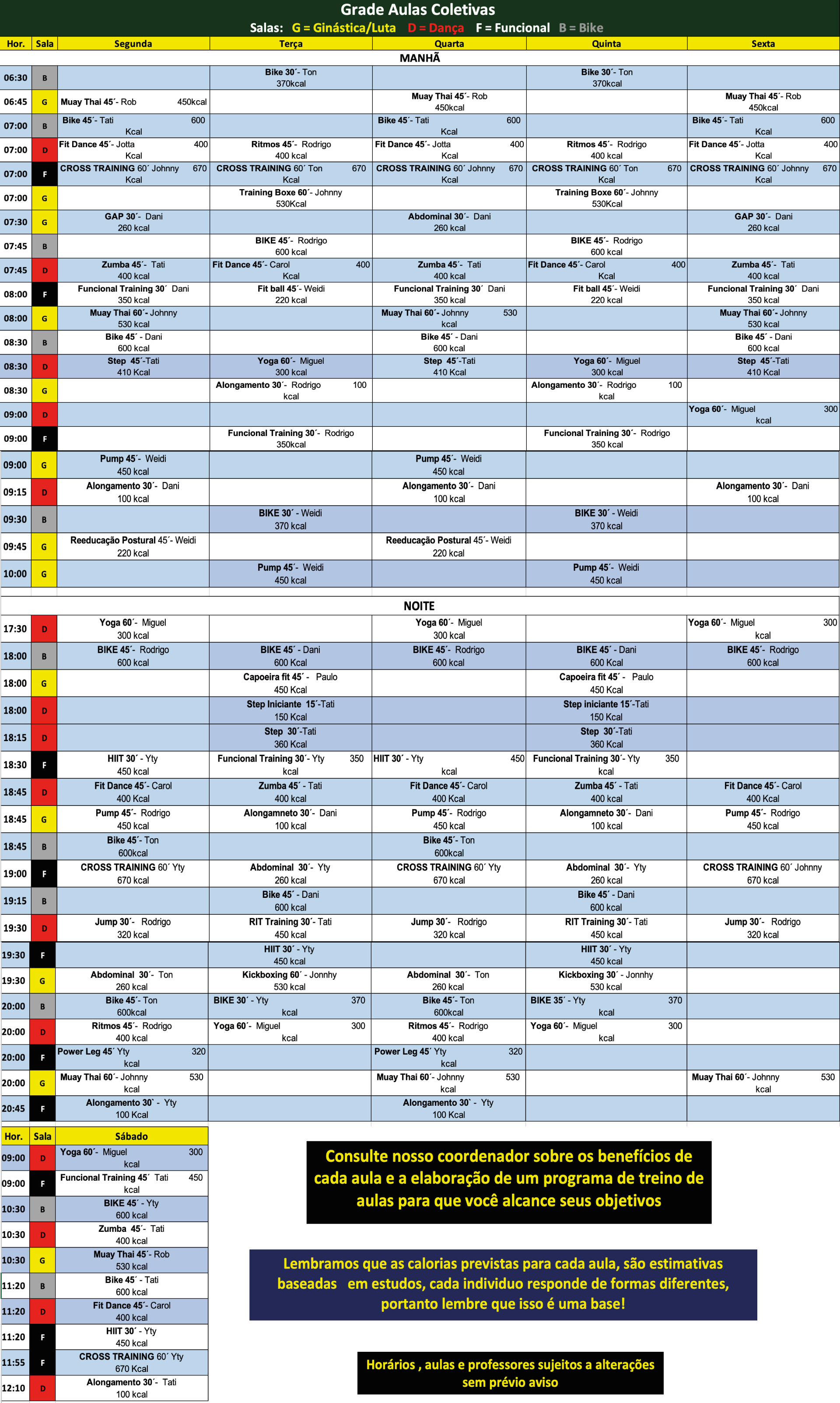 grade horario